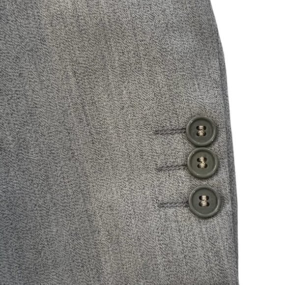 ABRIANI 42 Grey Sport Coat Blazer Jacket 2 Buttons PURE NEW WOOL Made in Italy - Picture 2 of 13